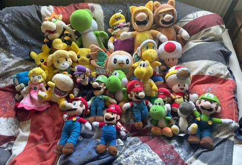 Lotto peluche super mario - super,