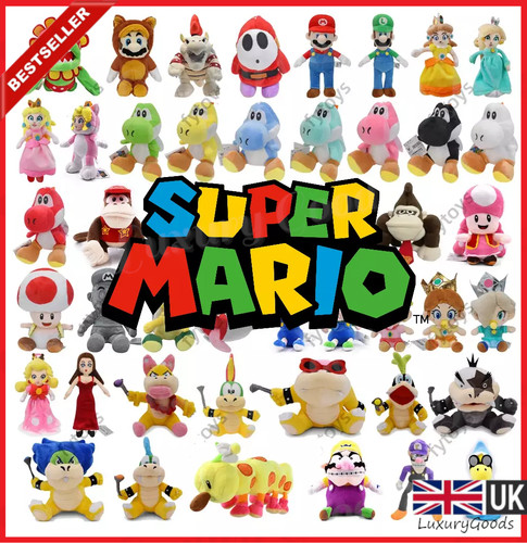 Peluche super mario - mario, bros