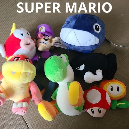 Super mario peluche - super, set
