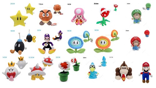 Set peluche super mario - set,